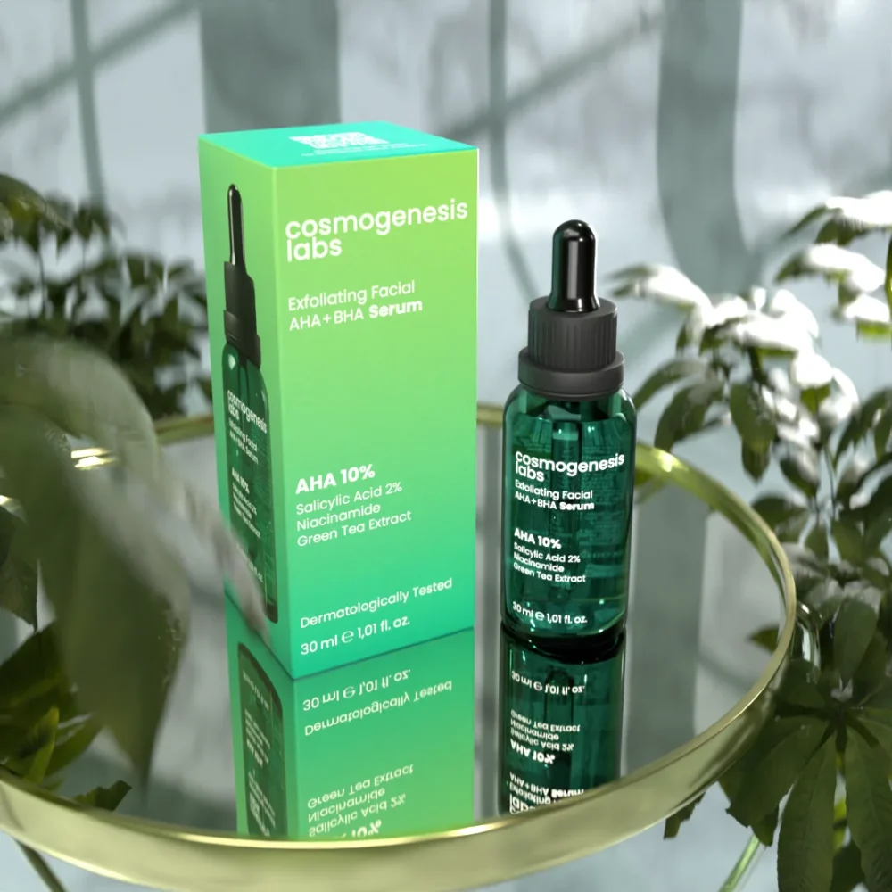 Sérum Exfoliant Visage AHA + BHA 30 ml: المنتج في أجواء الاستعمال اليومي